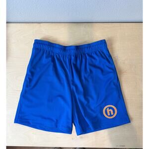 Hidden NY Mesh Athletic Shorts Royal Blue Orange Circle Logo Size M NWT